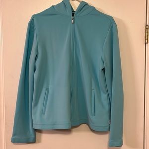 Baby blue work out jacket